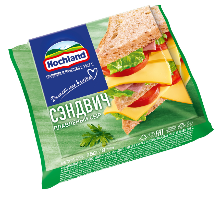 Сыр Hochland Сэндвич 150г фото 1
